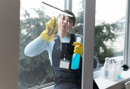 Nettoyage de vitres intérieures et extérieures à la Ville-ès-Nonais
